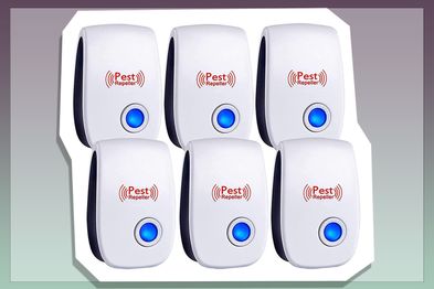 9PR: Ultrasonic Pest Repeller, 6 pack