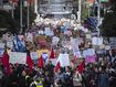 02/07/22 Thousands of furious supporters of abortion rights protested across Melbourne today. Photograph by Chris Hopkins