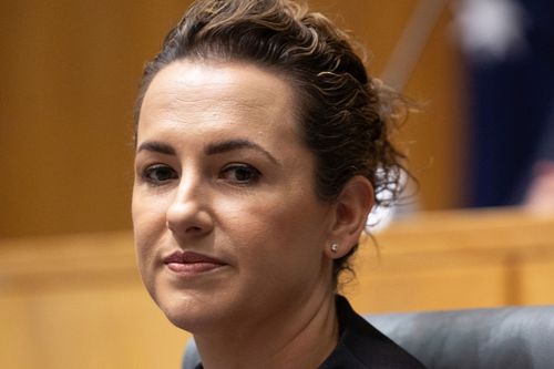 Chief Minister of the Northern Territory Lia Finocchiaro during a press conference following a National Cabinet meeting, at Parliament House in Canberra on Friday 6 September 2024. fedpol Photo: Alex Ellinghausen
