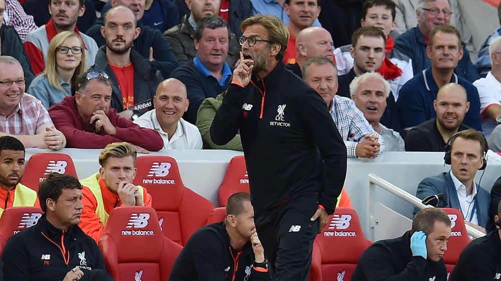 Liverpool manager Juergen Klopp has implored fans to stop singing his name during matches to help his side stay focused and avoid complacency.(Getty)