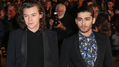 (L-R) Liam Payne, Niall Horan, Harry Styles and Zayn Malik