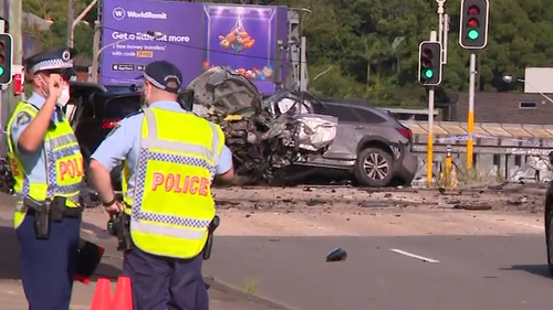 Man arrested after police pursuit ends in five car crash in Leichhardt