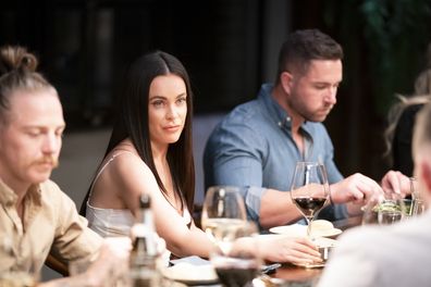 Bronte and Harrison answer the Honesty Box questions during the final MAFS 2023 Dinner Party