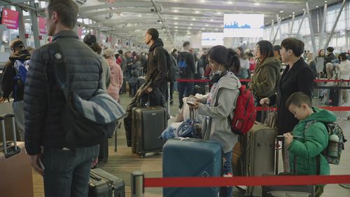 Multiple flight cancellations are causing chaos at Sydney Airport.