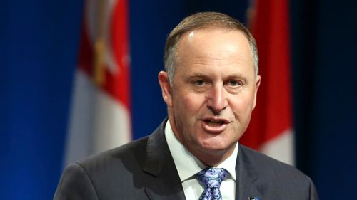 New Zealand Prime Minister John Key in Fiji this year. (AAP file image)