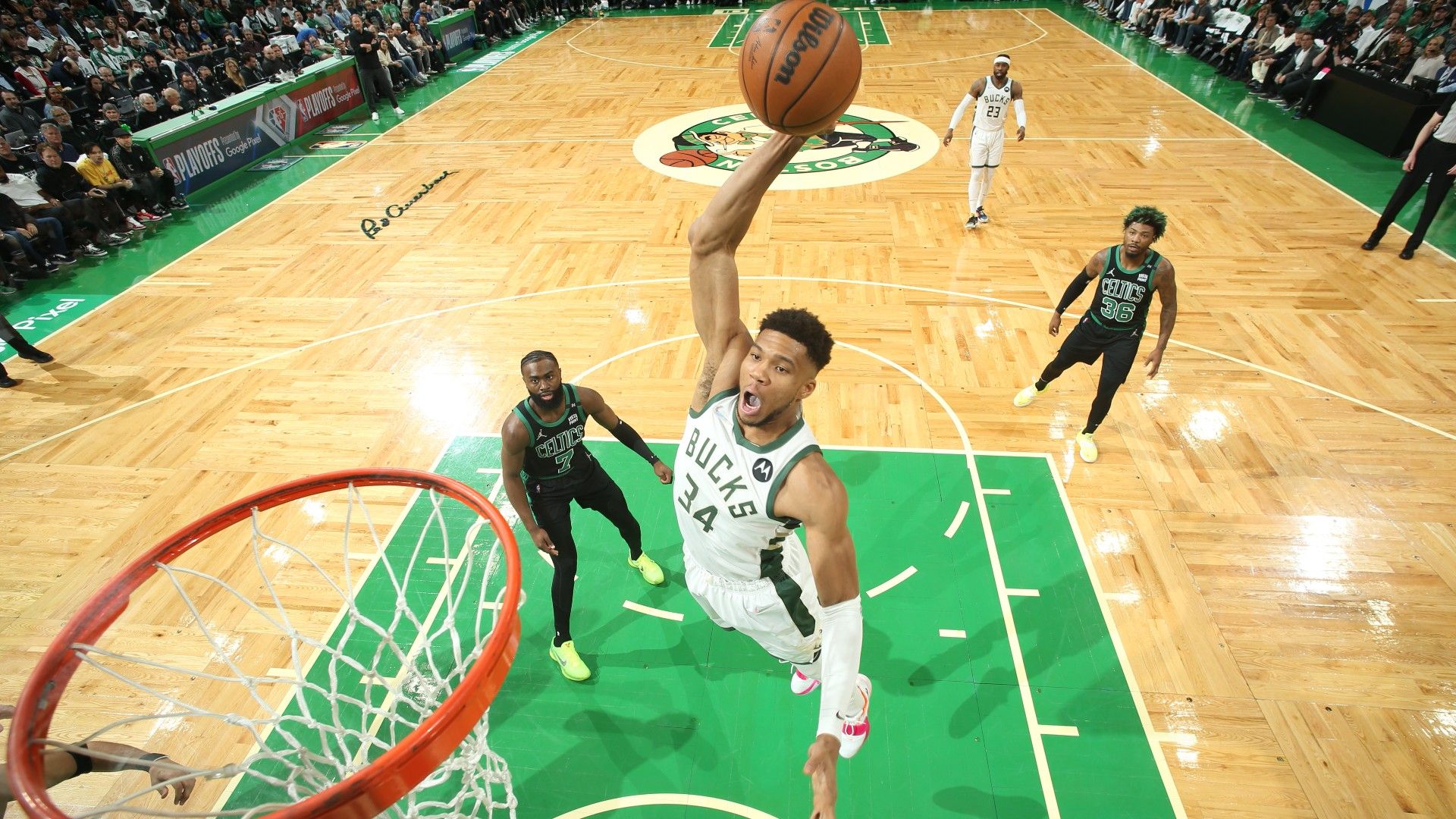 Giannis triple-double helps Bucks beat Celtics 101-89 