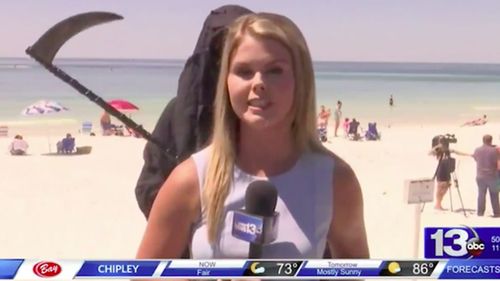Reporter Faith Graham from ABC13 News in Florida