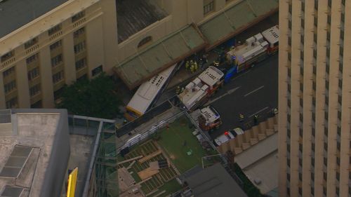 Brisbane CBD crash