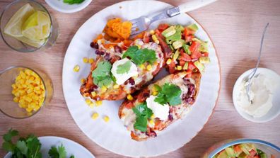 This is how you stuff a sweet potato