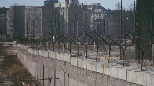The Berlin Wall in Berlin, Germany, circa 1965. (Photo by Harvey Meston/Archive Photos/Getty Images)