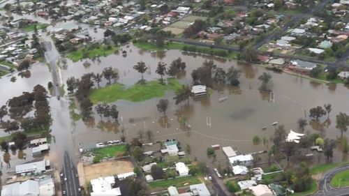 Flooding in Forbes. (NSW SES)