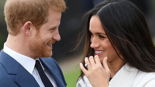 Harry and Megan Markle announced their engagement last month. (AAP)