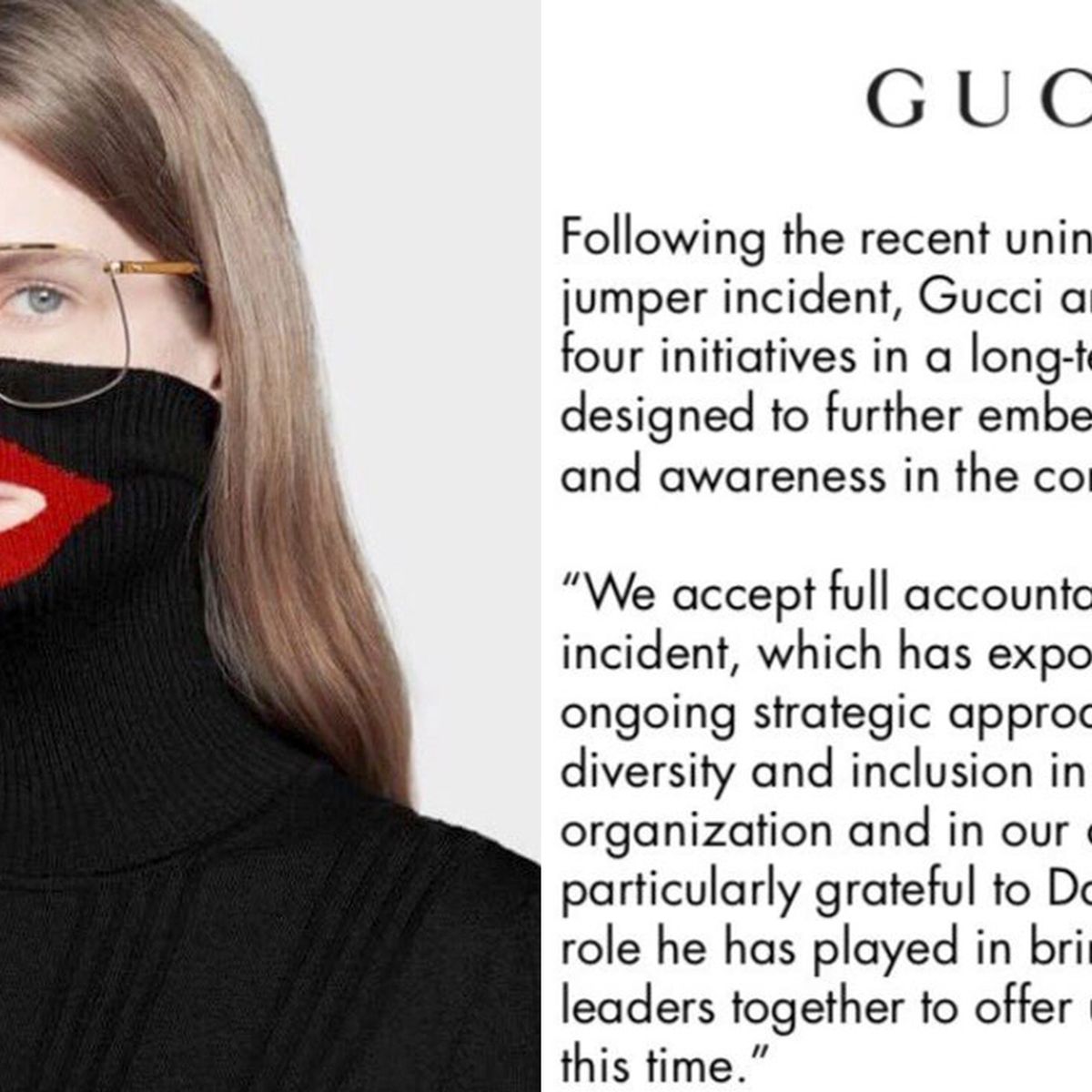 last alene Forskelsbehandling Gucci steps up diversity hiring after blackface controversy: Fashion news -  9Style