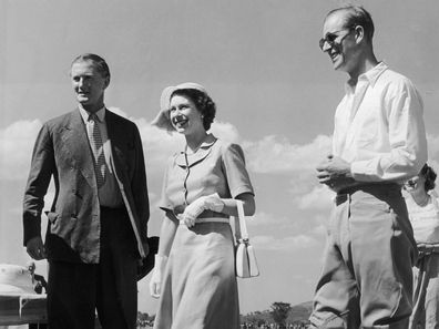 3rd February 1952:  Princess Elizabeth and the Duke of Edinburgh attend a polo match at Nyeri in Kenya