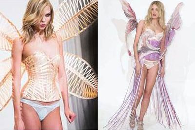 Karlie Kloss and Lily Donaldson's fairy-inspired look.