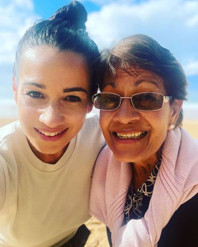 Maz Compton with her mum, who was one of the first people she told about her desire to get sober.