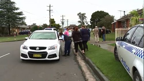 Nearby parents quickly responded to the alleged grabbing. (9NEWS)