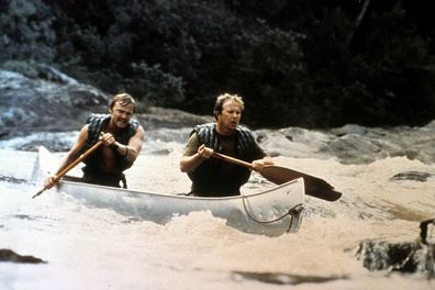 Jon Voight and Ned Beatty in a scene from the film 'Deliverance', 1972. 