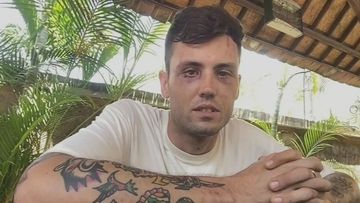 Upsetting footage has emerged of a Perth man being beaten up in Bali.Matthew Stevenson from Midland says half a dozen partygoers turned on him, leaving him needing 10 stitches in his head.