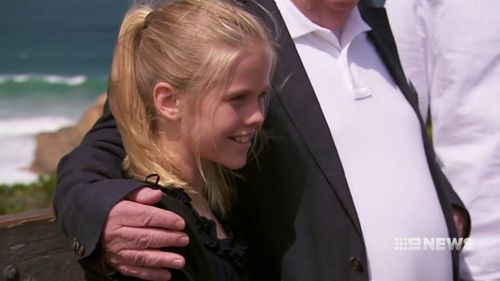 Zara Holt, 10, is unsure about whether she will follow in her grandfather's footsteps. (9NEWS)