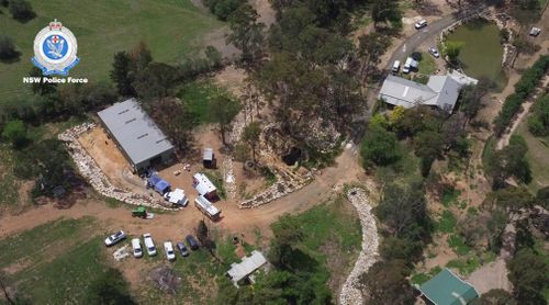 Drugs with an estimated street value of $5.2 million were uncovered in aa raid on a rural property in Calf Farm Road at Mt Hunter, west of Camden, on October 24.