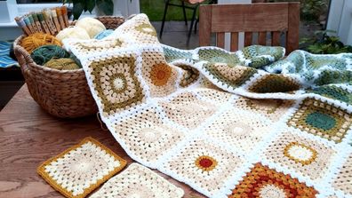 Temperature blankets crochet knitting