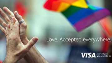 <p>In celebration of the US Supreme Court's decision to legalise same-sex marriage, Visa put a positive spin on its trademark "accepted everywhere" branding.</p><p><strong>Click through to see some of the other positive reactions online. </strong></p>