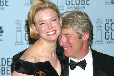 So much so, she scored a Golden Globe because of all that shakin'! <br/><br/>Here she is having a tipsy giggle with Richard Gere at a post-ceremony par-tay.