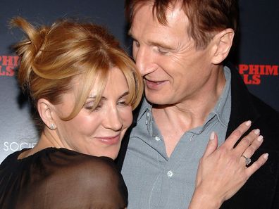 NEW YORK - JANUARY 23: Actors Natasha Richardson and Liam Neeson attend a special screening of "Seraphim Falls" hosted by The Cinema Society at the Tribeca Grand Hotel on January 23, 2007 in New York City. Richardson is in a Montreal hospital after suffering injuries sustained in an skiing accident at the Mont Tremlant resort.  (Photo by Andrew H. Walker/Getty Images)
