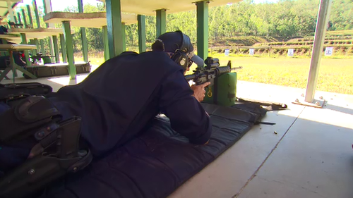 Police say the weapons will help them to deal with the new threats they now face. (9NEWS)