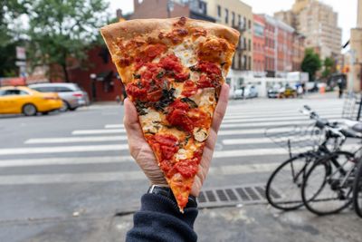 New York slice pizza
