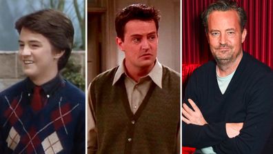 matthew perry then and now