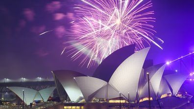 Fireworks shine over Sydney