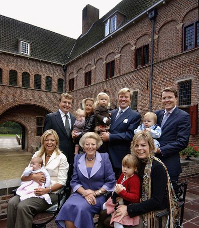 Dutch royal family at Het Oude Loo castle, Netherlands.