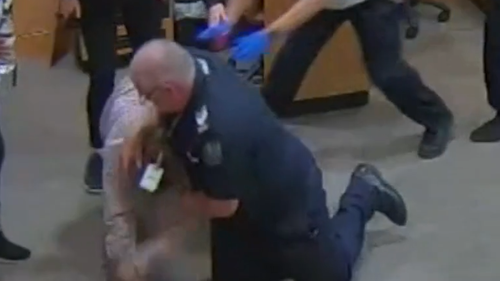 , Dramatic moment prisoner jumps dock in Adelaide courtroom, 
