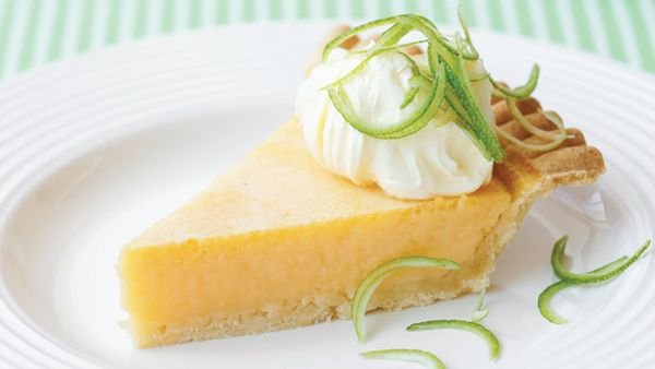 Zesty lime tart