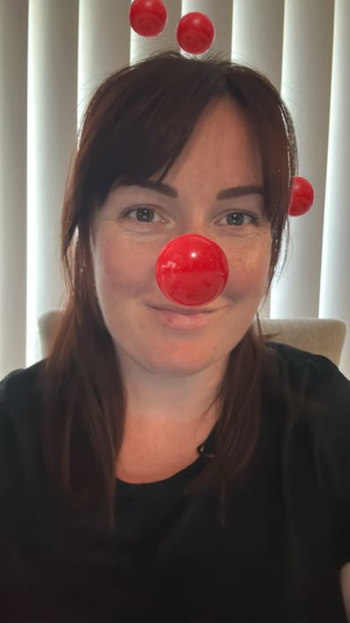 Samantha is sharing Katie's story to support Red Nose.