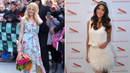 Pop princess Kylie Minogue and actress Pia Miller are the two Aussie favourites to snag a royal invite. (AAP)