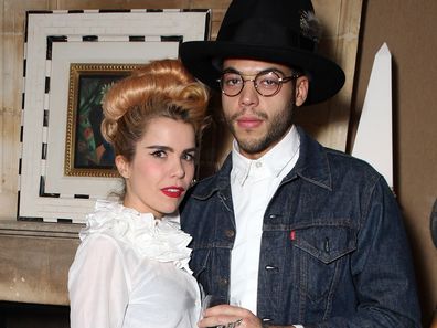 Paloma Faith and Leyman Lahcine attends a private screening of "The Zero Theorem" at the Charlotte Street Hotel on March 11, 2014 in London, England.