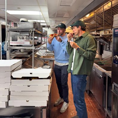 Hamish Blake and Andy Lee in New York City 