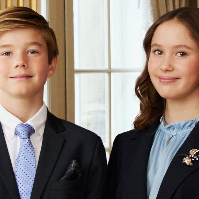 what is the relationship between vincent and josephine danish twins and the danish royal family