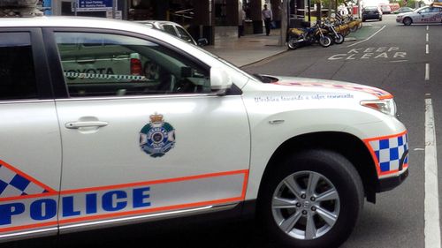 Stock image of Queensland police car.