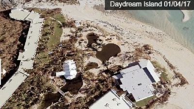 AFTER: Daydream Island's resort buildings and pools were battered by strong winds and heavy rain. The island will not re-open to guests until next year.&nbsp;<br />
<div>&nbsp;</div>