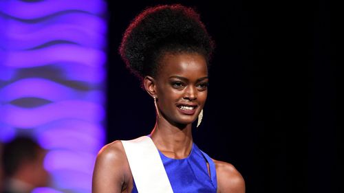 Mornyang competed at the 2017 Miss World Australia National Final.