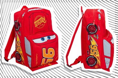 9PR: Disney Pixar Cars Lightning McQueen Backpack
