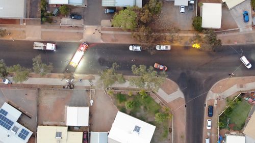 Northern Territory Police said around 7pm, a car drove away from officers at speed, after they attempted to pull the vehicle over on Undoolya Road in East Side for driving unregistered.