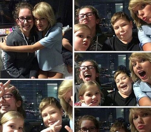 Taylor Swift visits some young fans in Lady Cilento Children's hospital (Instagram)