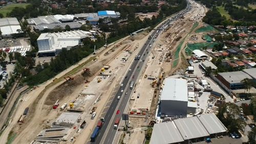 Transurban is one of two bidders for the project but faces questions from the consumer watchdog. Picture: 9NEWS