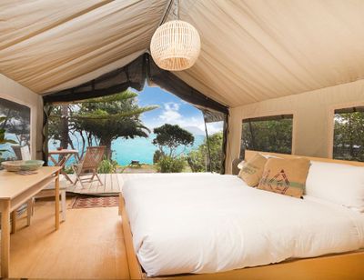Slipper Island Luxury Tent, Coromandel 