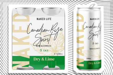 9PR: Naked Life Canadian Dry Non-Alcoholic Cocktail, 250mL, 4-Pack